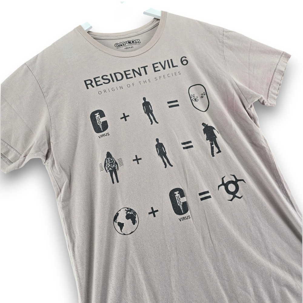 Capcom Resident Evil 6 Shirt Medium Origin of the Species 2012 Promo RARE